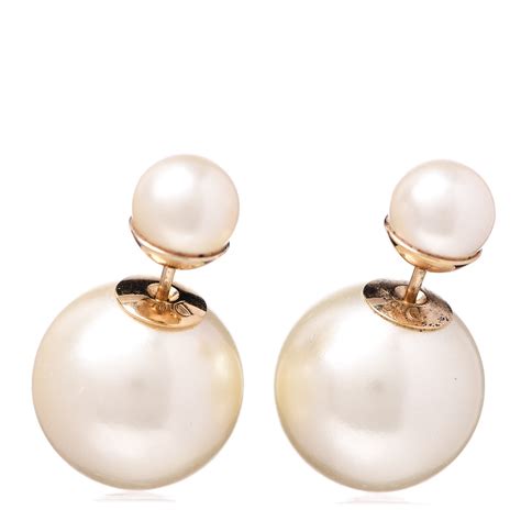 dior pearl earrings|christian Dior tribal pearl earrings.